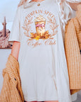 Pumpkin Spice Coffee Club Graphic Tee