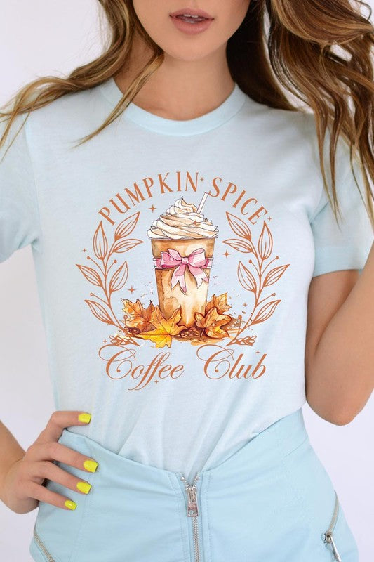 Pumpkin Spice Coffee Club Graphic Tee