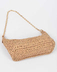 Faux Straw Fashion Shoulder Bag