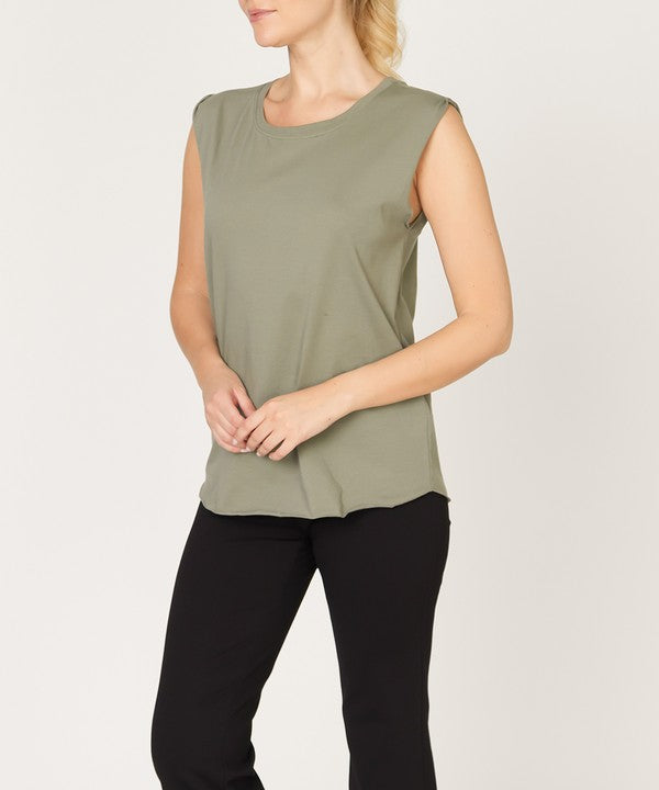 Fabina Cotton Jersey Muscle New Tank