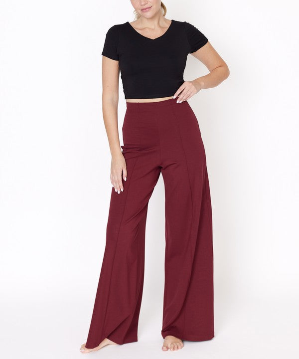 Fabina Ponte Wide Leg Full Length Pants