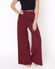 Fabina Ponte Wide Leg Full Length Pants