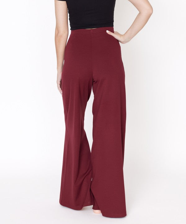 Fabina Ponte Wide Leg Full Length Pants