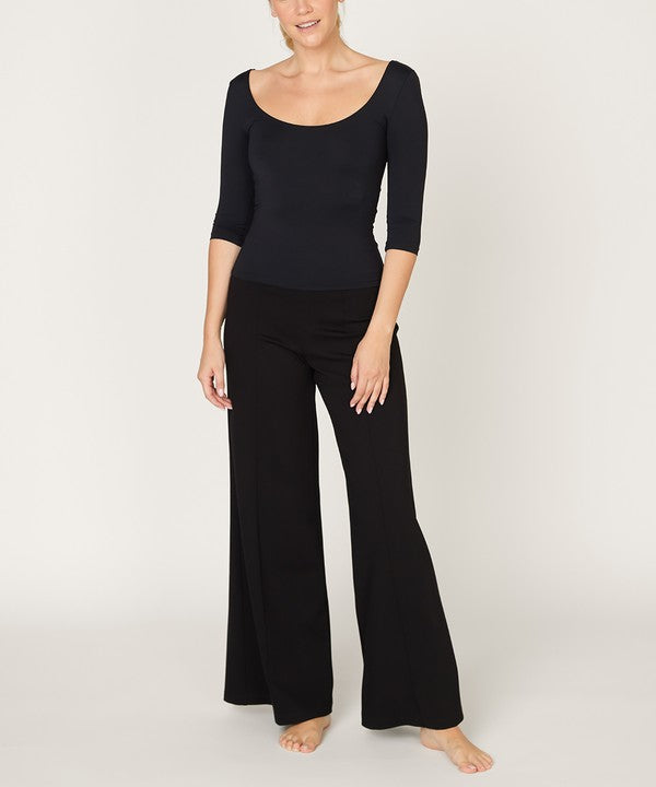 Fabina Ponte Wide Leg Full Length Pants