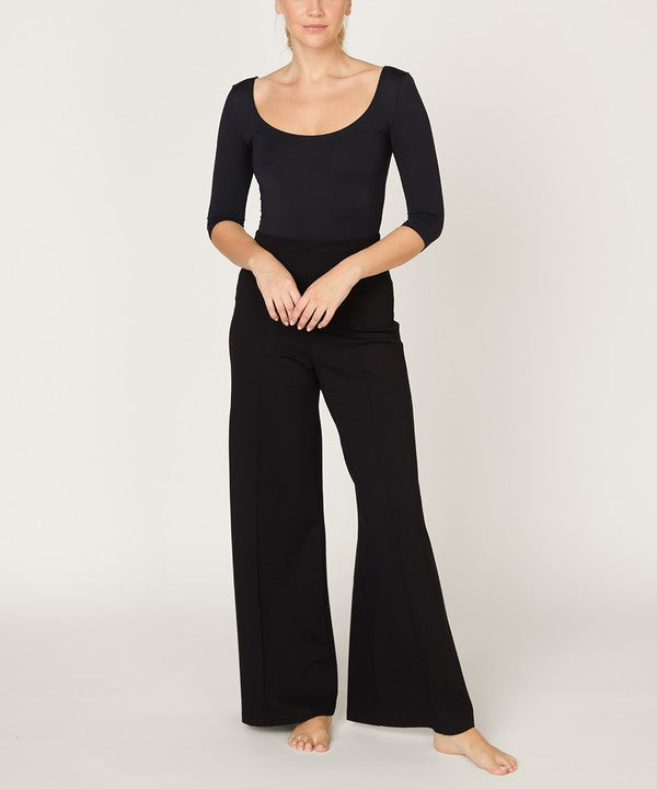 Fabina Ponte Wide Leg Full Length Pants