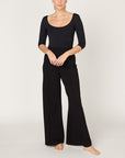 Fabina Ponte Wide Leg Full Length Pants