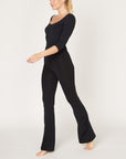 Fabina Bamboo Slim Bell Yoga Pants