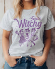 Feelin' Witchy Halloween Graphic Tee