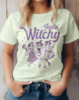 Feelin' Witchy Halloween Graphic Tee