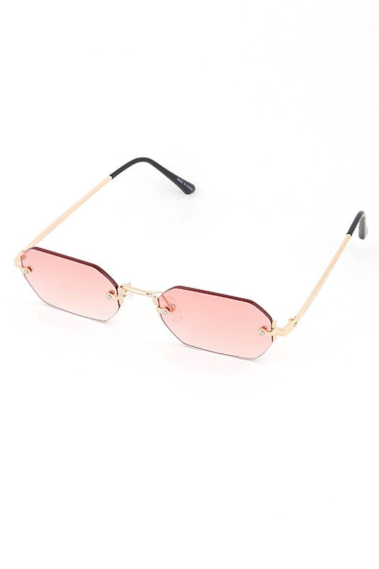 Rimless Unisex Mix Tint Sunglasses Set