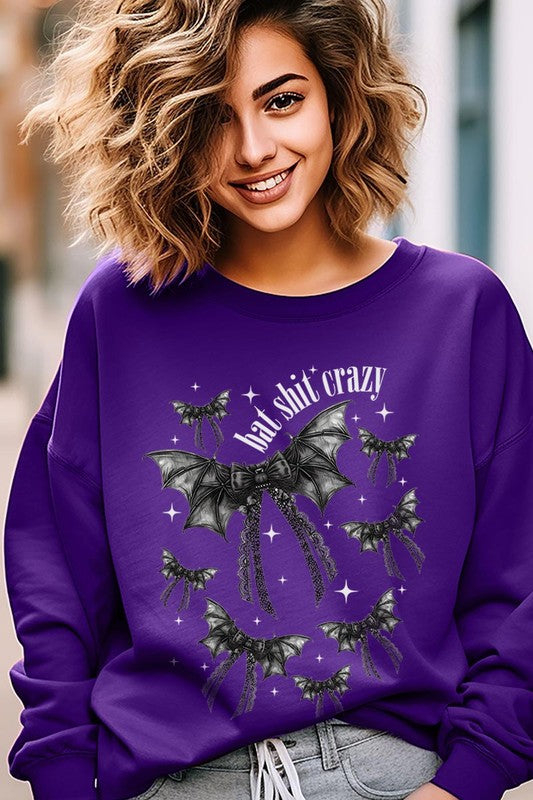 Halloween Bat Shit Crazy Graphic Sweatshirts