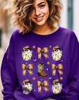 Western Halloween Graphic Fleece Sweatshirts