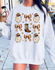 Western Halloween Graphic Fleece Sweatshirts