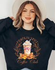 Pumpkin Spice Coffee Club Graphic Sweatshirts