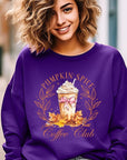 Pumpkin Spice Coffee Club Graphic Sweatshirts