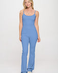 OTOS Active 2 Piece Set Matching Flare jumpsuit Active Jacket