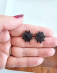 Spider Web Studs - Black