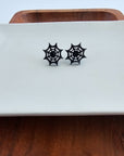 Spider Web Studs - Black