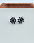 Spider Web Studs - Black