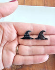 Witch Hat Studs - Black