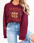 Fall Pumpkin Spice Social Club Graphic Sweatshirt