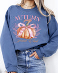 Fall Autumn Girly Social Club Graphic Sweatshirt