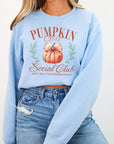 Fall Pumpkin Girl Social Club Graphic Sweatshirt