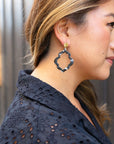 Talia Earrings - Onyx Black