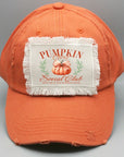 Fall Pumpkin Girl Social Club Patch Hat