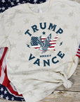 PLUS Trump Vance American Eagle Graphic Star Tee