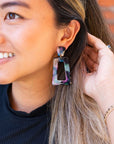 Avery Earrings - Midnight Opal