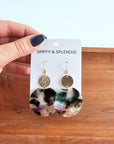 Zoey Earrings - Midnight Opal