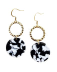 Rylee Earrings - Black & White