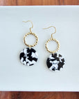 Rylee Earrings - Black & White