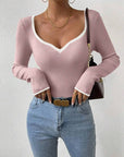 Ribbed Long Sleeve Top