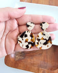 Penelope Earrings - Caramel Latte