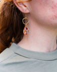 Quinn Earrings - Rust