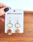 Quinn Earrings - Rust