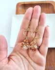 Quinn Earrings - Rust