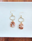 Quinn Earrings - Rust