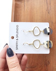 Quinn Earrings - Camo