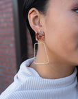 Ariana Earrings - Rust