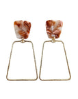 Ariana Earrings - Rust