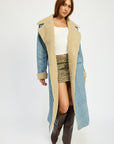 Emory Park Denim Maxi Coat