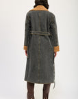 Emory Park Denim Maxi Coat