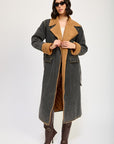 Emory Park Denim Maxi Coat