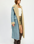 Emory Park Denim Maxi Coat