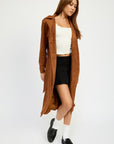 Emory Park Suede Trench Coat