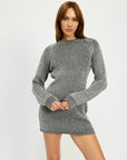 Emory Park Mock Neck Mini Rib Dress