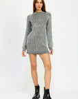 Emory Park Mock Neck Mini Rib Dress